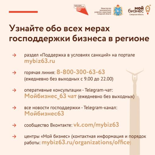 Меры господдержки