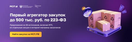 Витрина закупок малого объема по 223 ФЗ 2